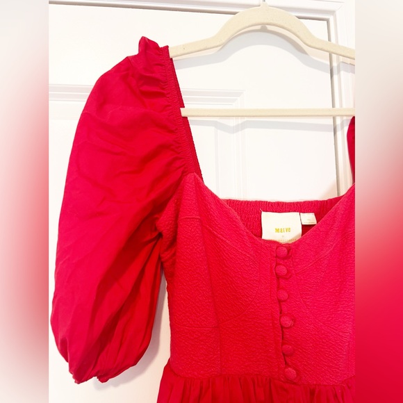 Anthropologie Maeve Puff-Sleeved
Sweetheart Mini Dress - Picture 4 of 9